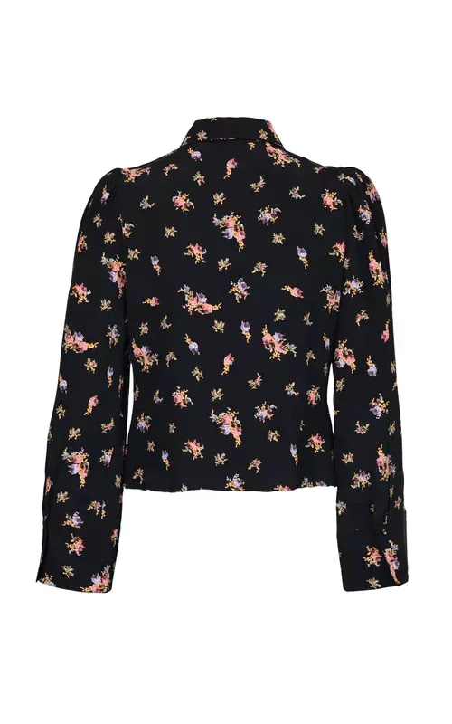 By TiMo Viscose Blouse Midnight Flowers