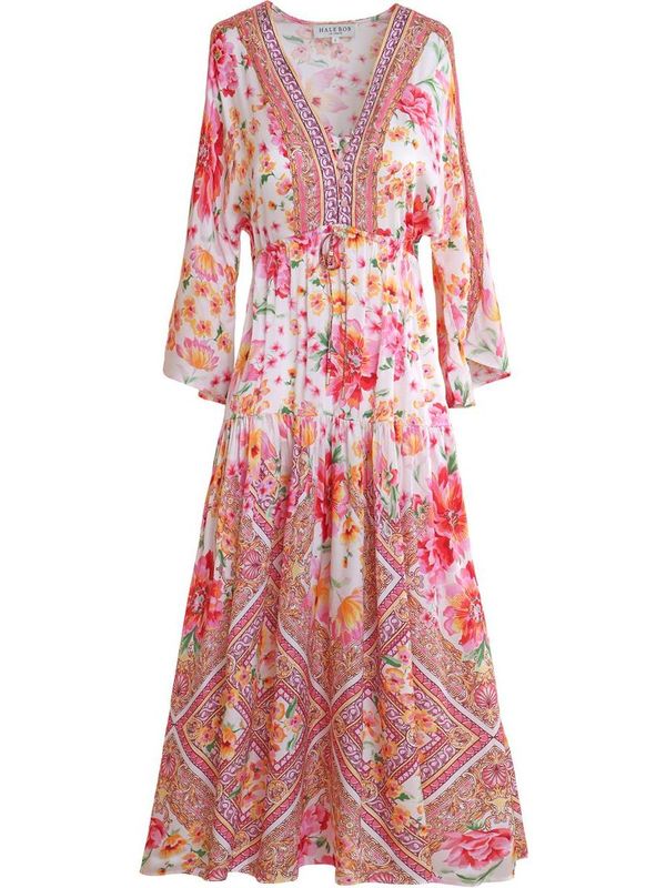 Hale Bob Arianell Dress Coral
