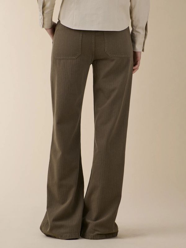 Jeanerica Guell Chevron Khaki Green