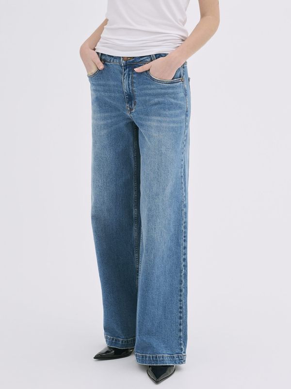 My Essential Wardrobe Dango 144 High X-Wide Medium Blue Wash
