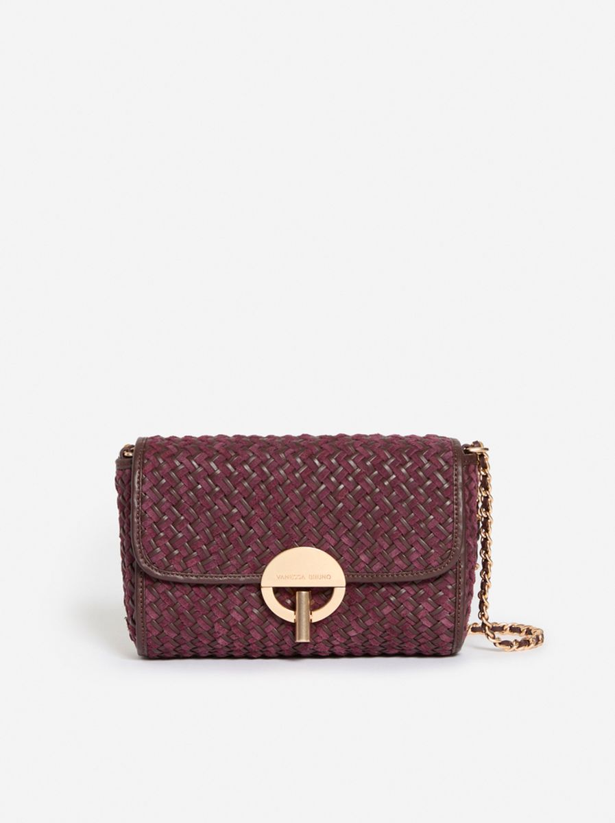 Vanessa Bruno Moon Moyen Bag Bordeaux