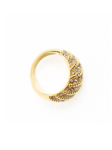 Hovedbilde By TiMo Half Moon Ring Gold
