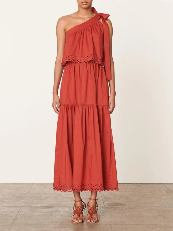 Vanessa Bruno Cora Dress Brique
