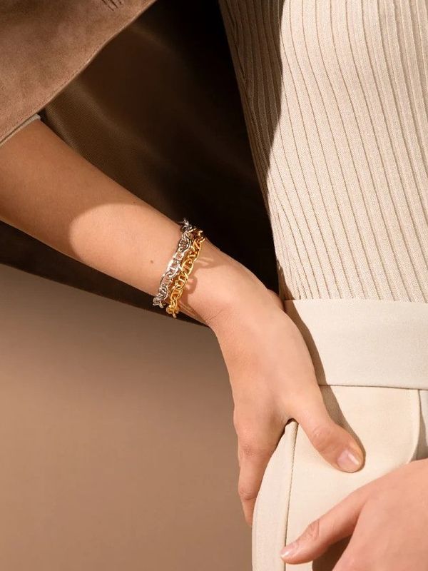 Caroline Svedbom Betty Chain Bracelet Gold
